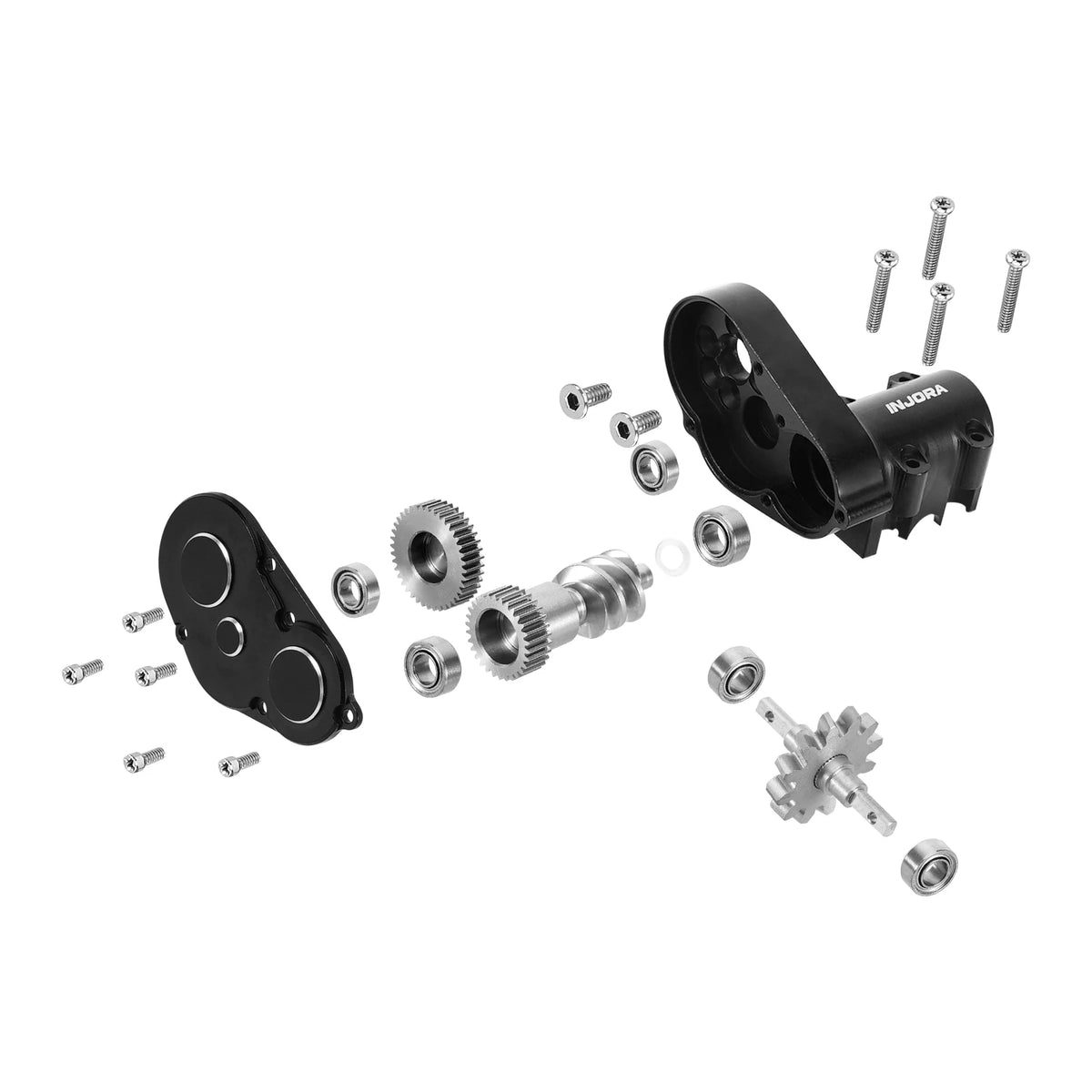INJORA Kit transmission aluminium pour Axial SCX30 1/30 – à assembler