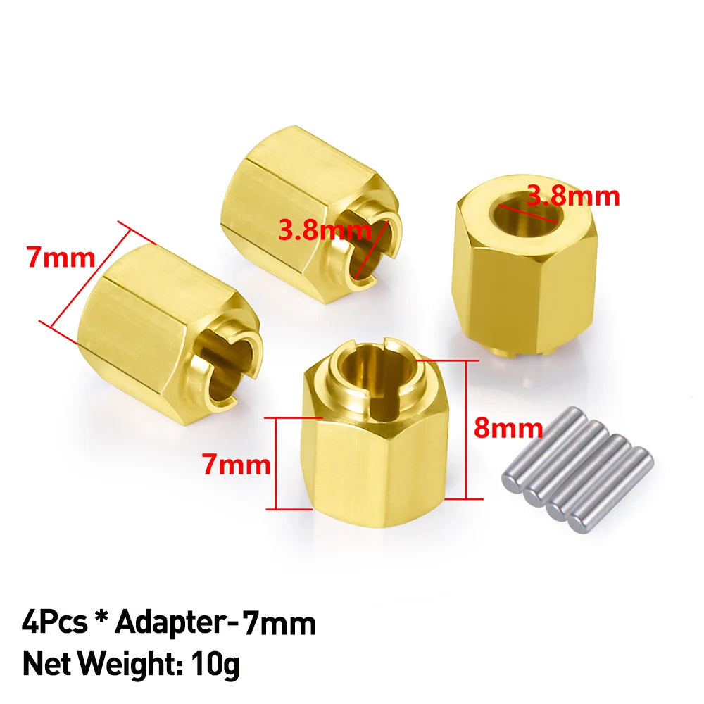 Pièces laiton lestées AXSPEED pour TRX4M 1/18 – vue 7