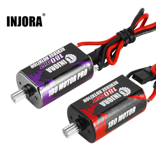 Moteur brushed INJORA 180 48T 55T avec pignon inox pour TRX4M