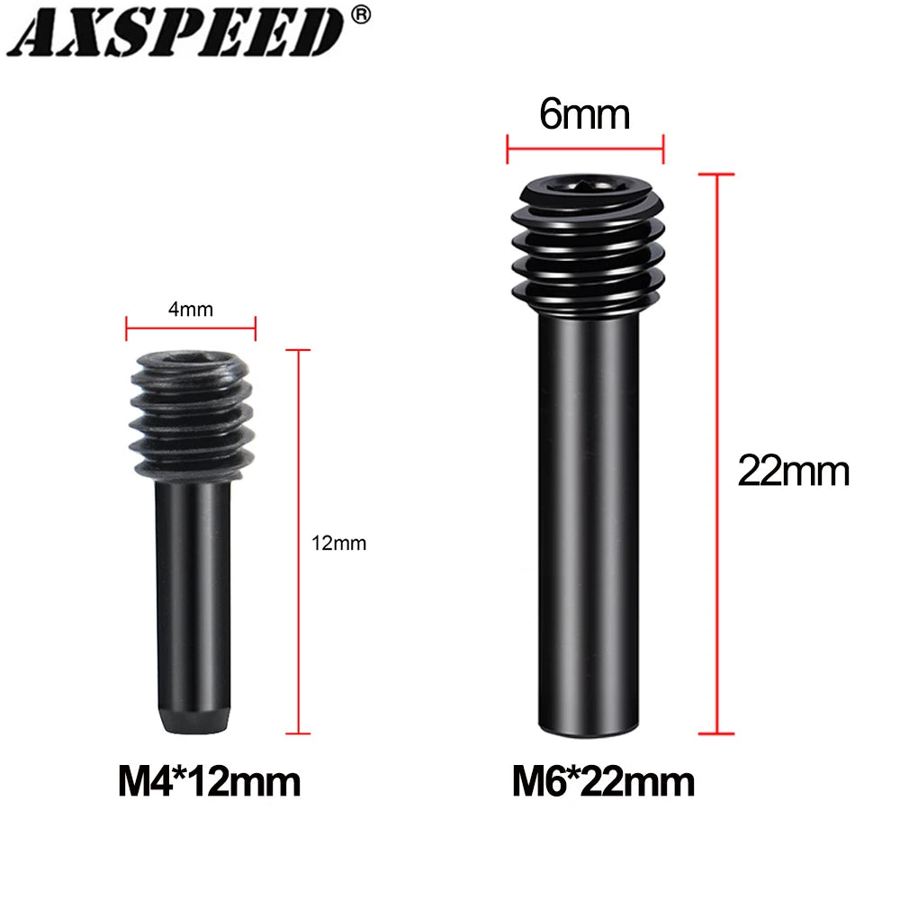 Vis sans tête AXSPEED M4/M6 pour cardan RC – lot de 10