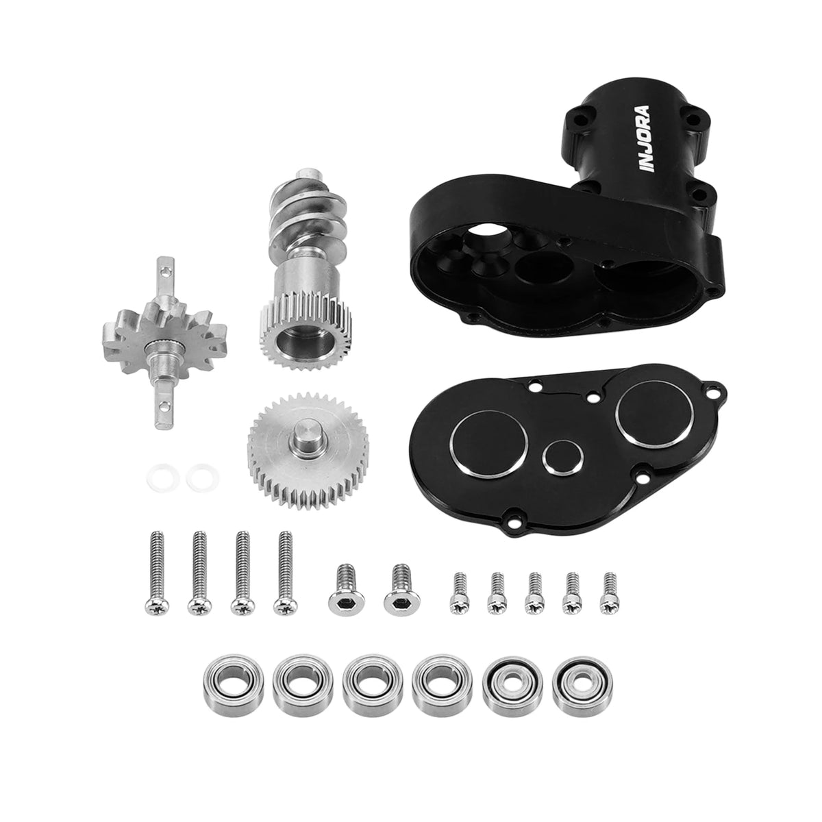 INJORA Kit transmission aluminium pour Axial SCX30 1/30 – à assembler
