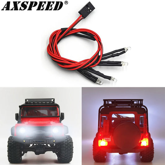 Kit phares et feux arrière LED AXSPEED pour TRX4M 1/18