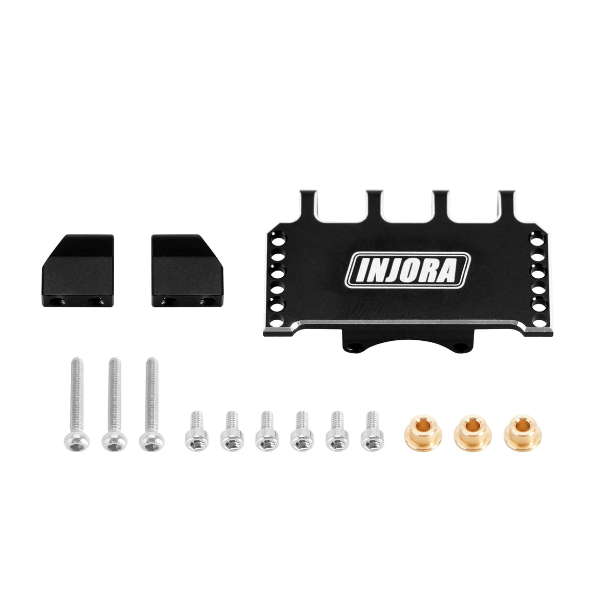 INJORA Support servo réglable CNC aluminium pour Axial SCX24 1/24