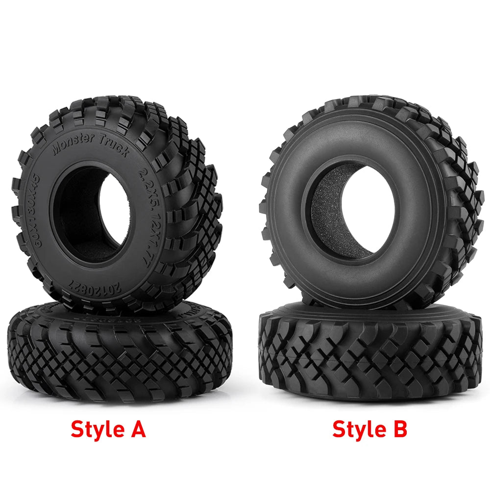 Pneus AXSPEED 2.2 pour Wraith / TRX4 / TRX6 / SCX10 1/10 – vue 2