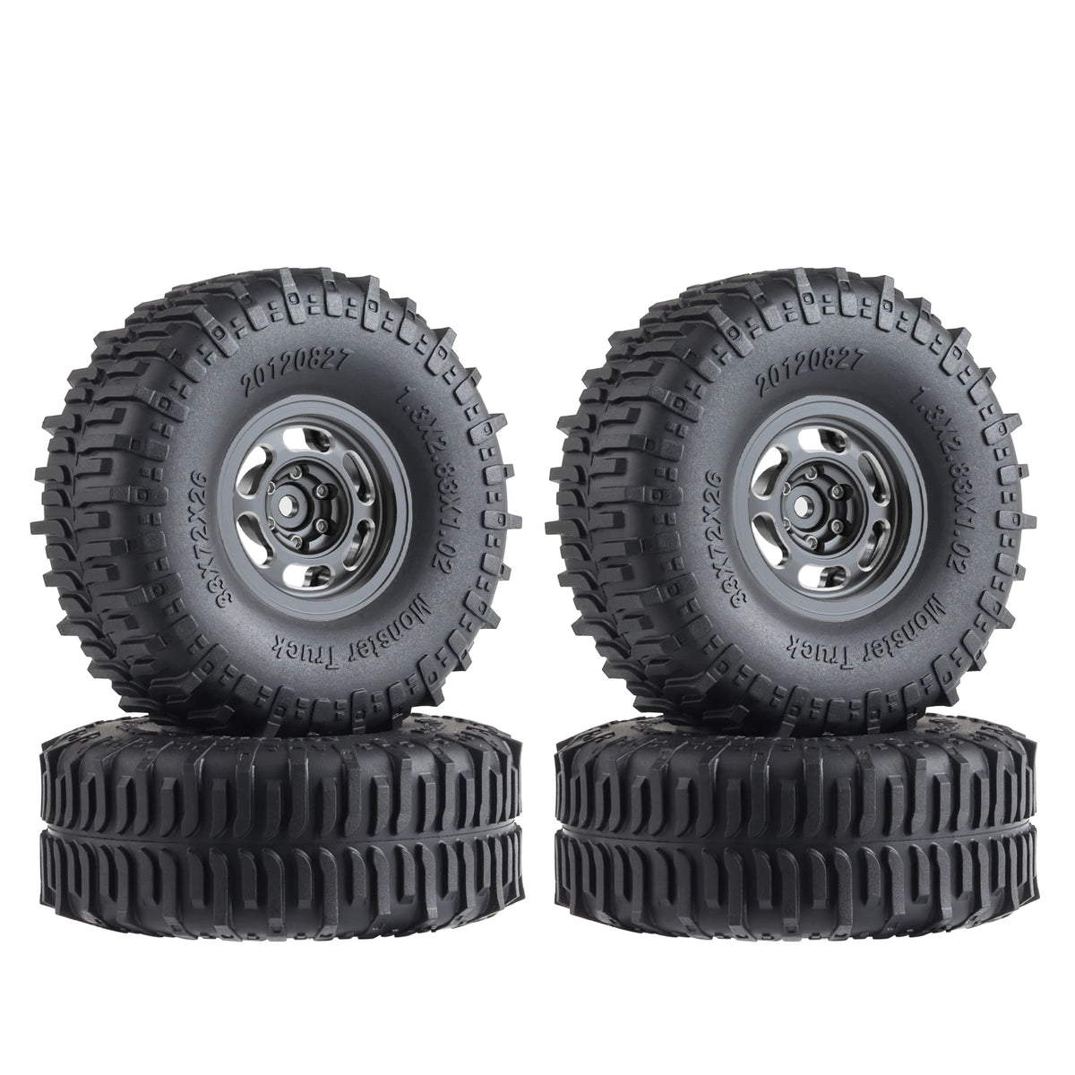 Pneus Swamper 85 mm pour micro crawler 1/18 – présentation