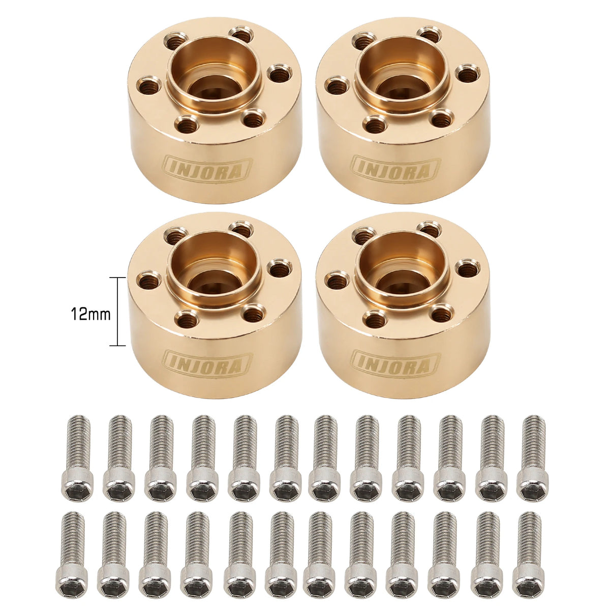 Moyeux beadlock INJORA crawler 1/10 – vue 7