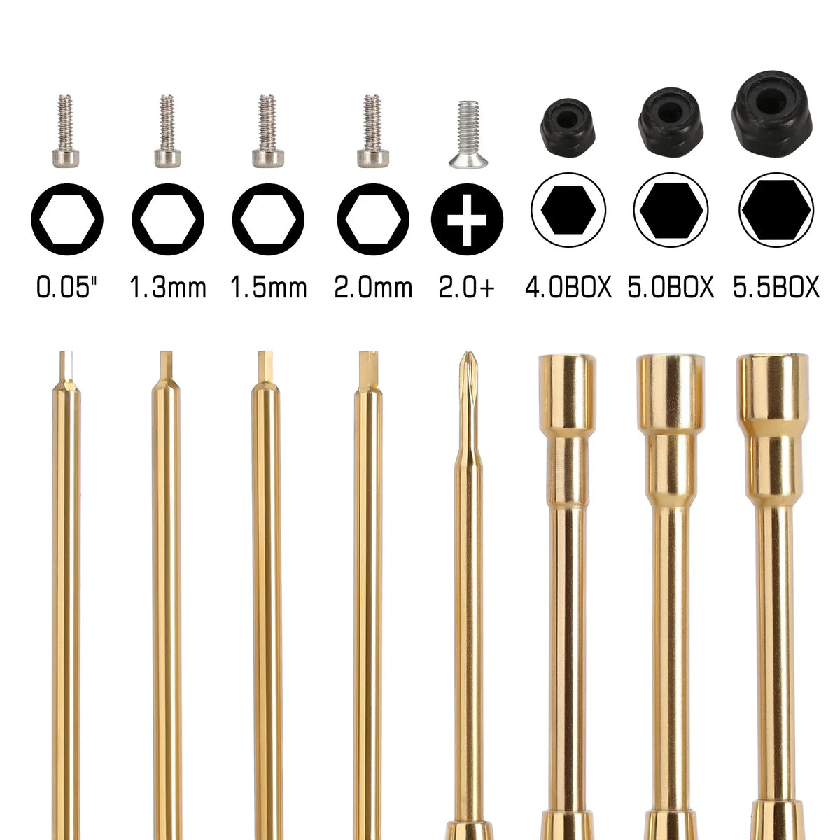 Kit outils INJORA avec clés à écrou à changement rapide – détail produit