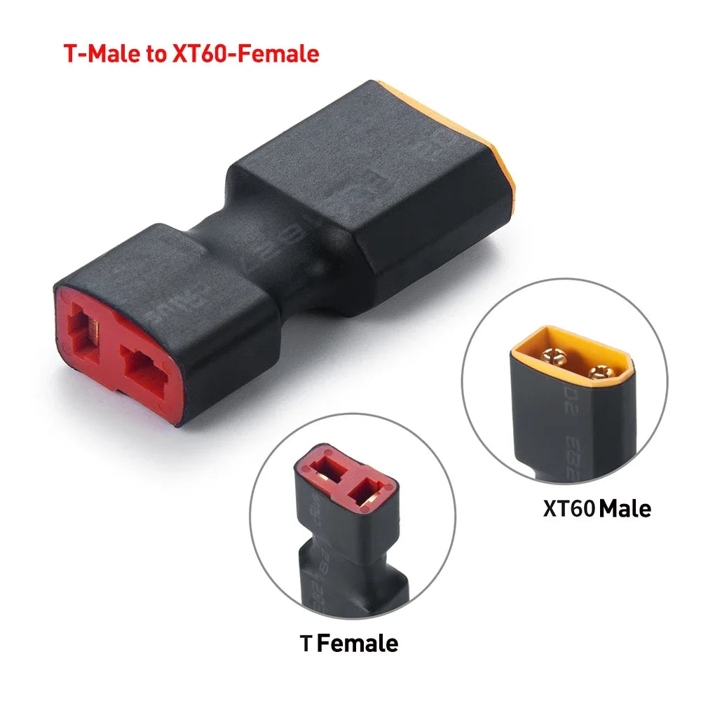 Adaptateurs LiPo AXSPEED EC3 / EC5 / TRX / T-Deans / XT60 – vue complémentaire 8