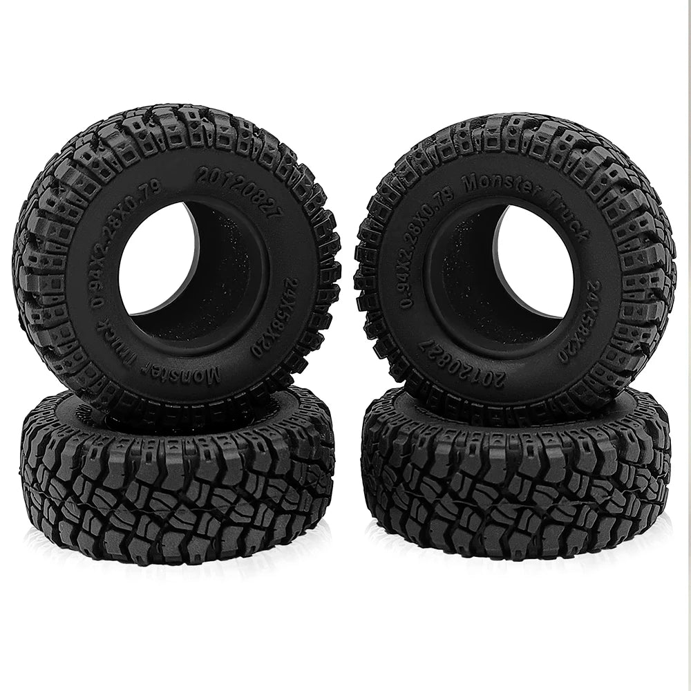 Pneus AXSPEED Mud Terrain pour micro crawler RC – vue complémentaire