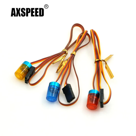 Barre LED clignotante AXSPEED rouge, bleu ou jaune pour RC 1/10