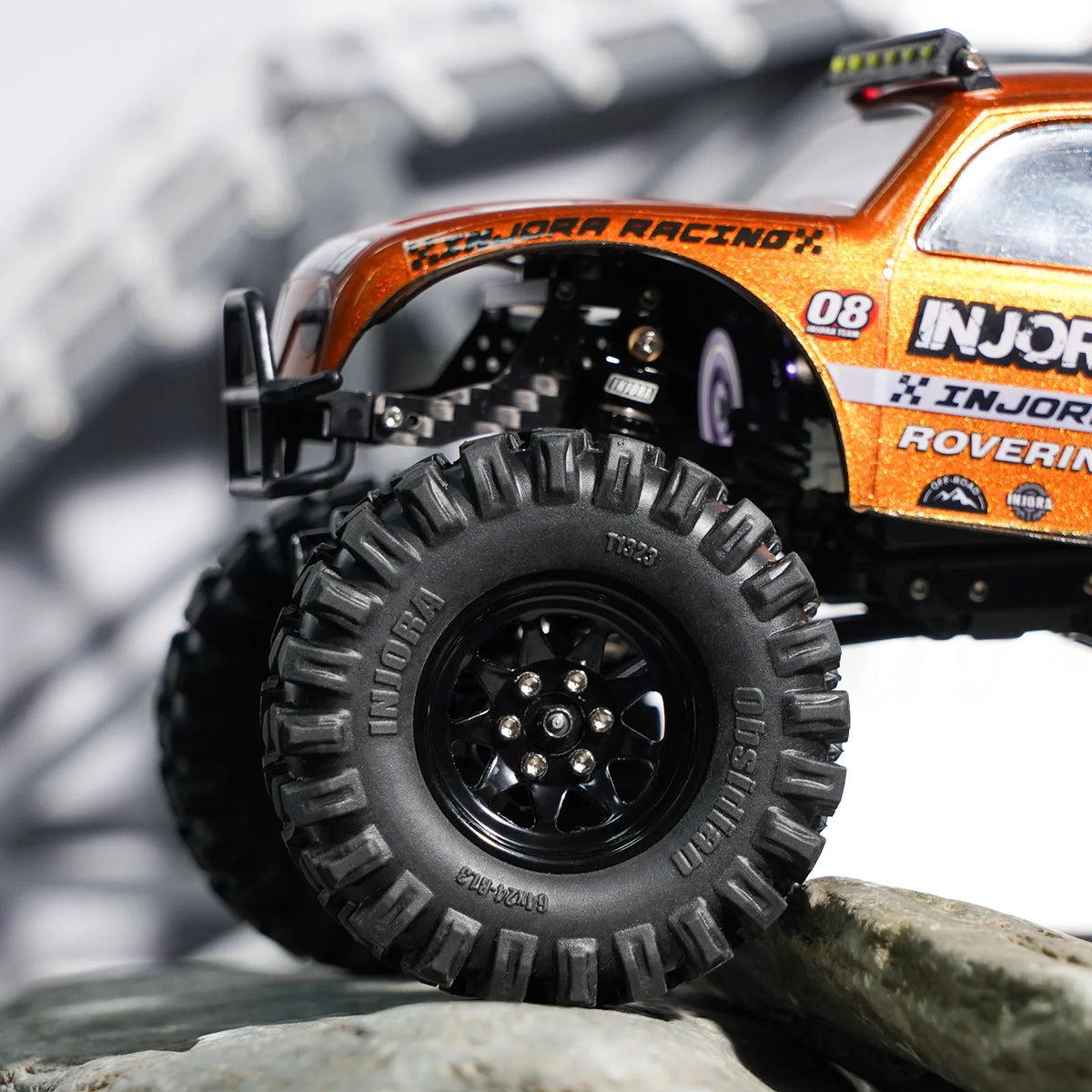 Jantes beadlock acier INJORA crawler compact – détail