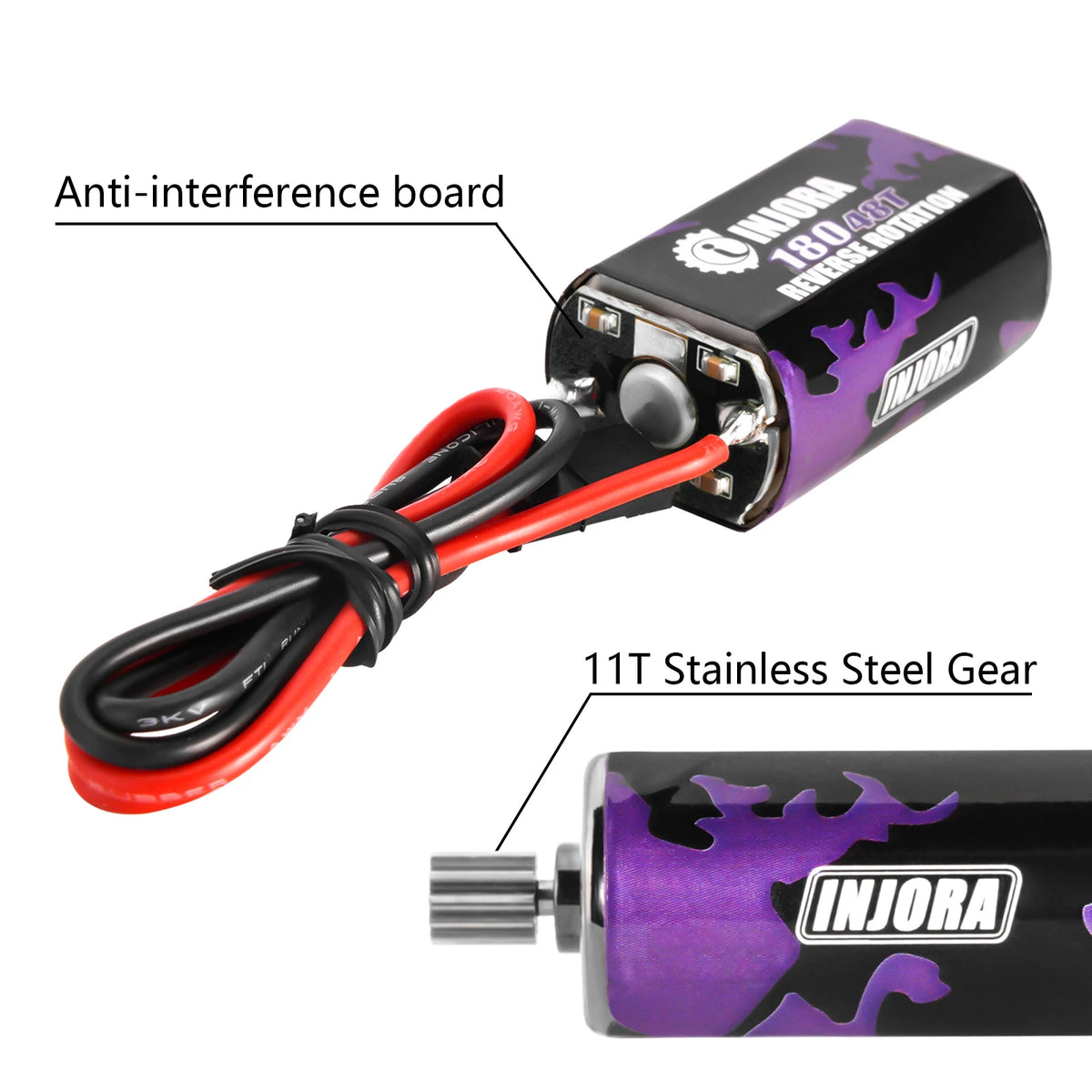INJORA transmission CNC aluminium TRX4M 1/18 – présentation