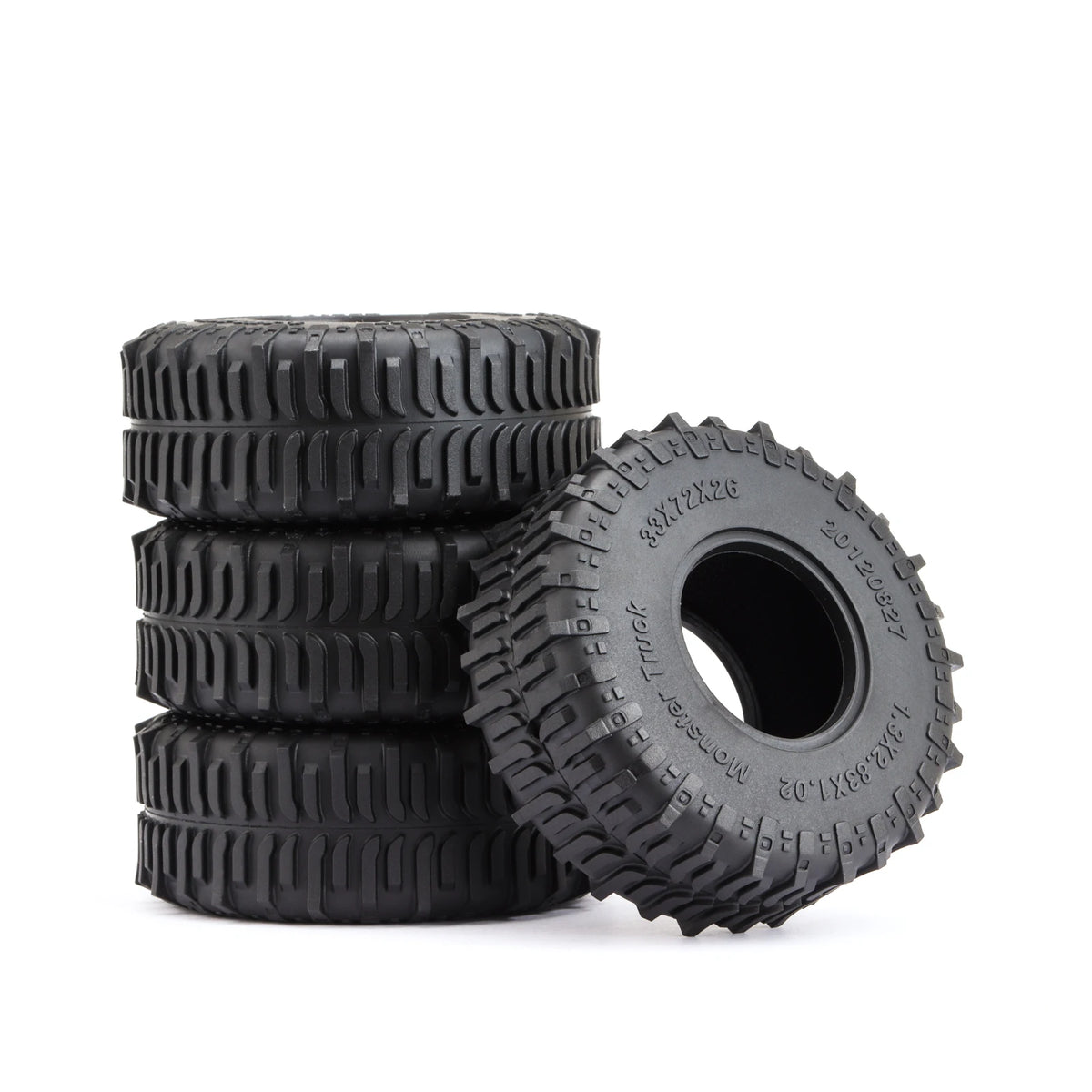 Pneus Swamper 85 mm pour TRX4M et crawler 1/18 – détail