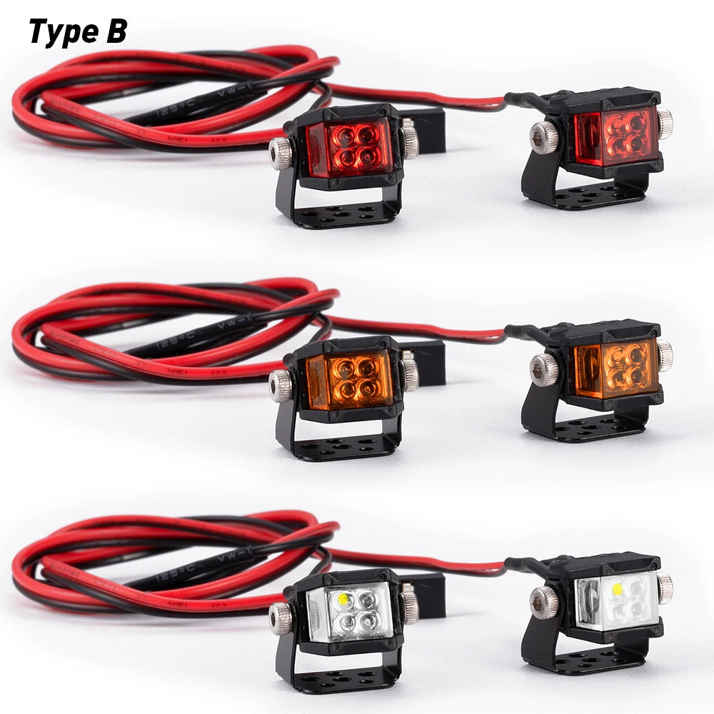 Paire de projecteurs LED AXSPEED crawler 1/10 – vue 3