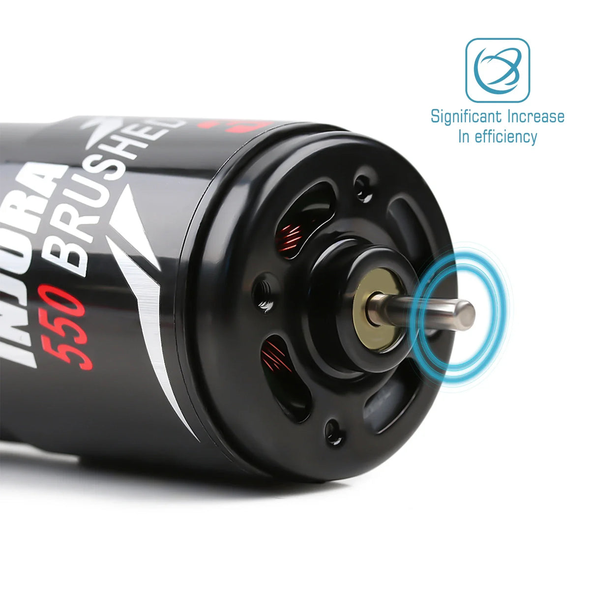 Moteur INJORA 550 pour crawler RC 1/10 – vue 3