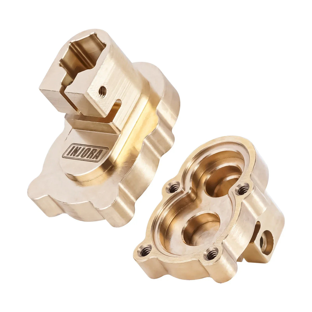 Fusées et carters de portail laiton INJORA pour FMS FCX24 1/24