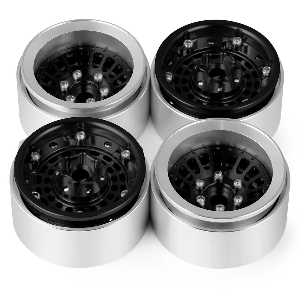 Jantes aluminium AXSPEED 1.9 pour crawler SCX10 TRX4