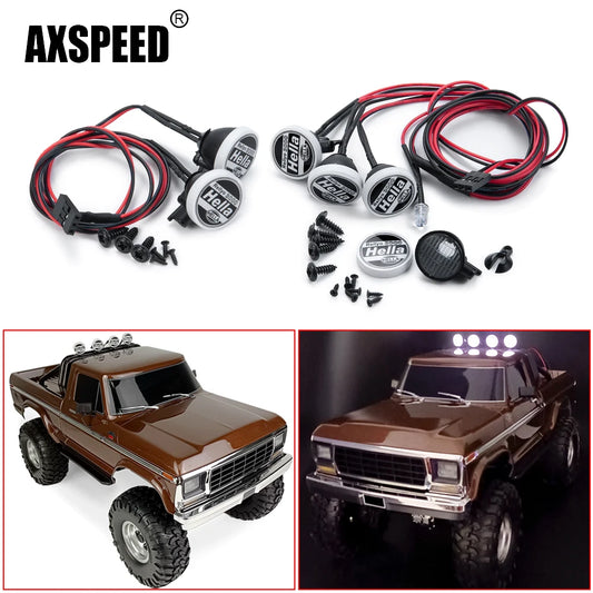 Projecteur LED AXSPEED avec cache pour TRX4 TRX6 et SCX10