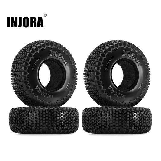 Pneus INJORA XHX Pin 1.3 72 x 24 mm pour micro crawler 1/18 1/24