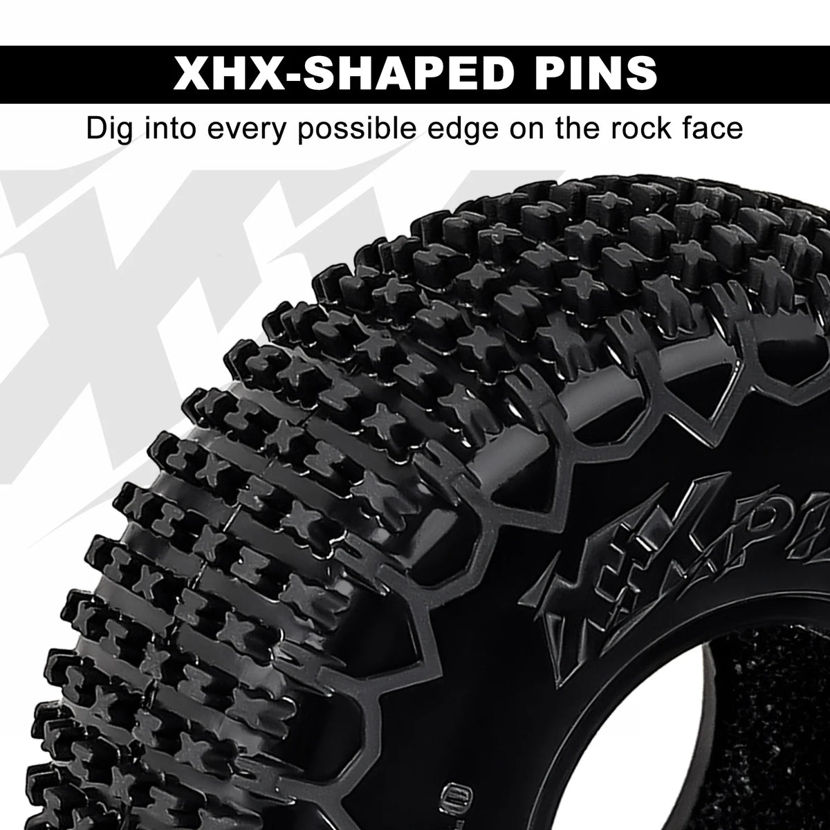Pneus INJORA T1022P 60 x 20 mm pour SCX24 FCX24 – présentation