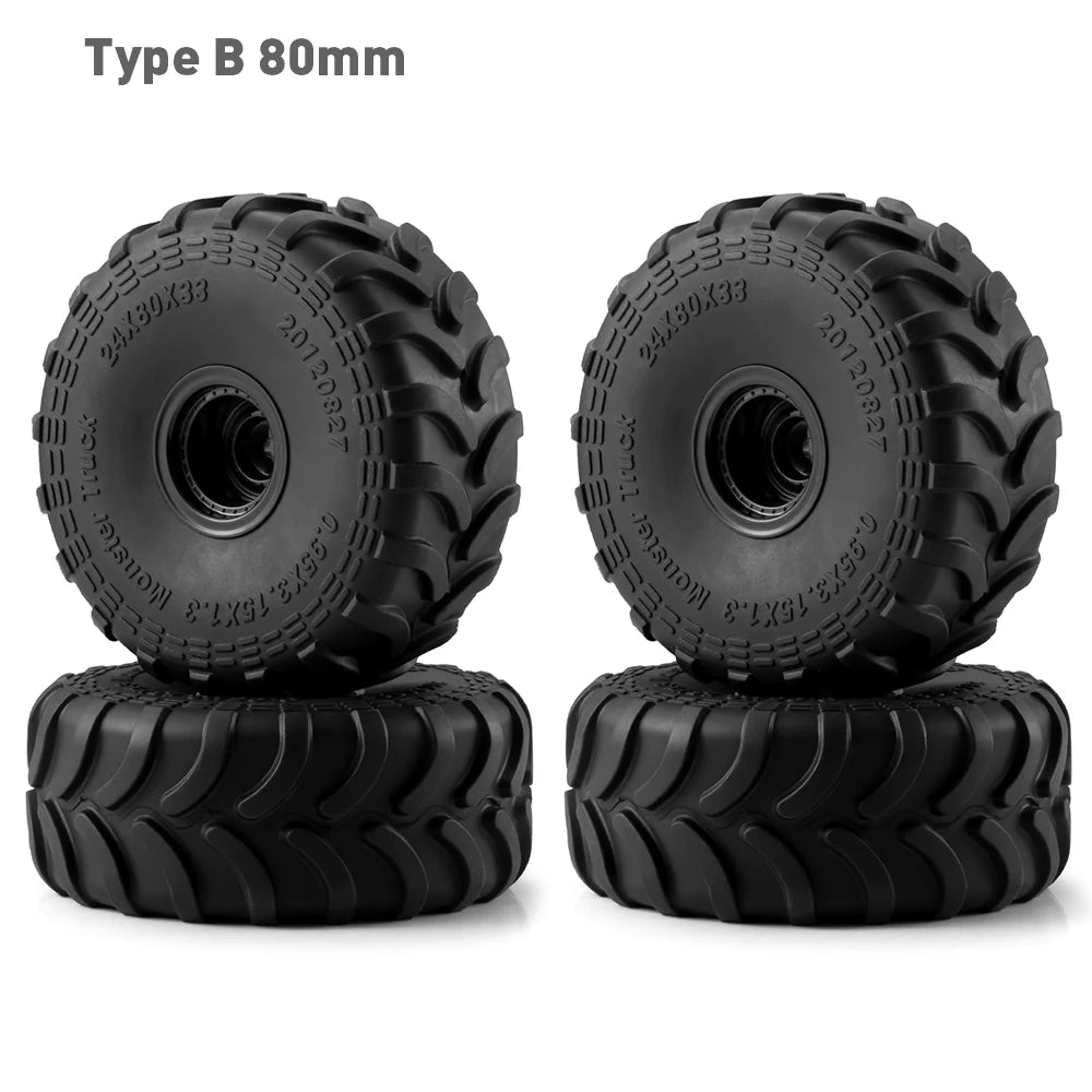 Lot roues pneus AXSPEED compatible TRX4M SCX24 et FCX24
