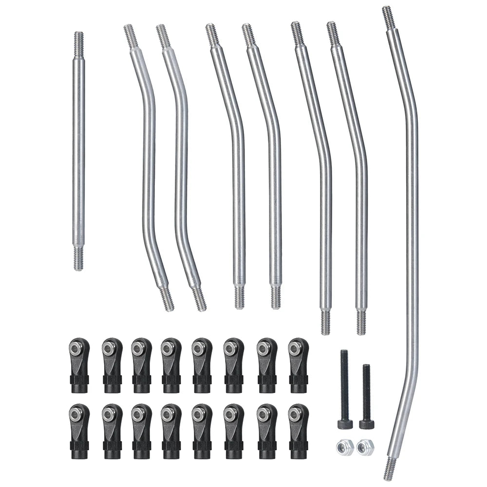 Biellettes inox AXSPEED avec rotules pour SCX10 II / TRX4 – vue 11