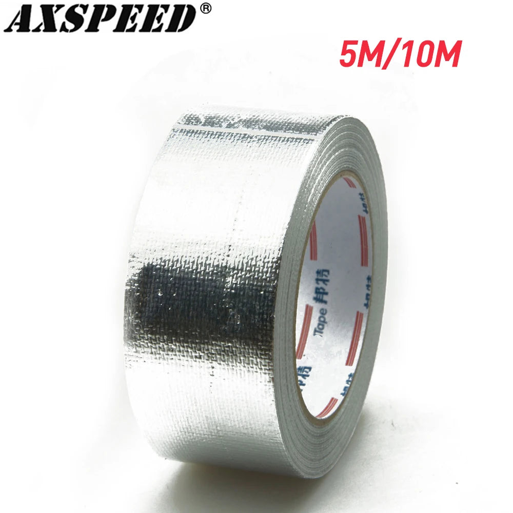 Ruban aluminium renforcé AXSPEED 50 mm pour carrosserie RC