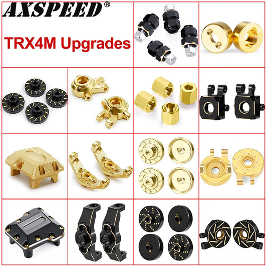 Pièces laiton lestées AXSPEED pour Traxxas TRX4M 1/18