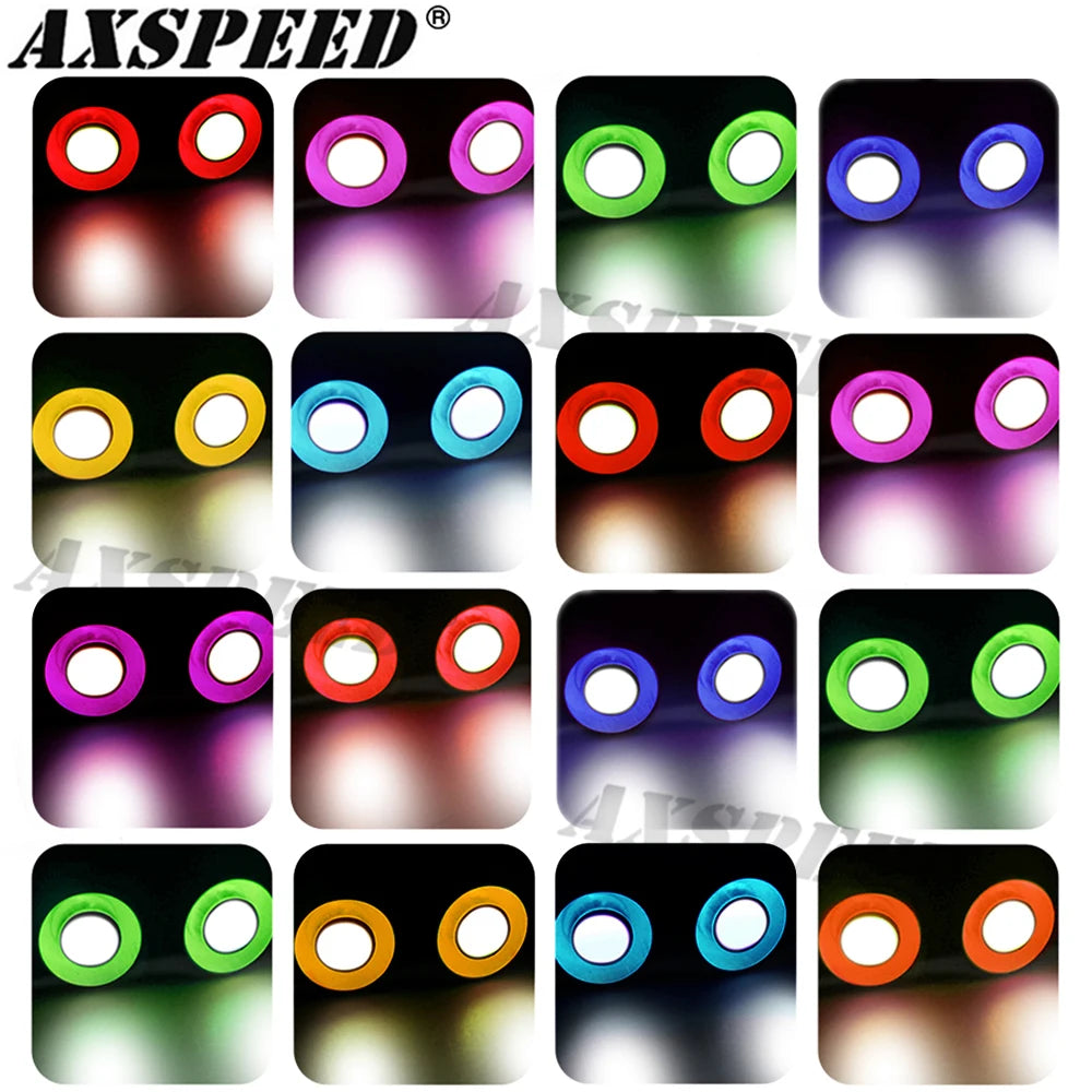 Phares LED multifonctions AXSPEED pour SCX10 / TRX4 / TRX6 / D90 – vue 2