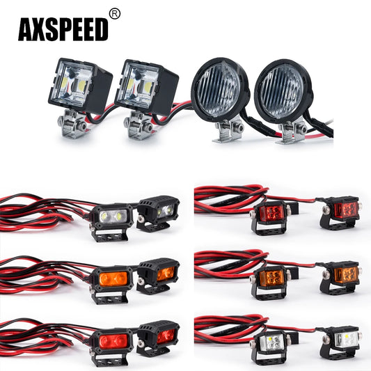 Projecteurs LED AXSPEED 5 à 7,4 V pour TRX4 et SCX10
