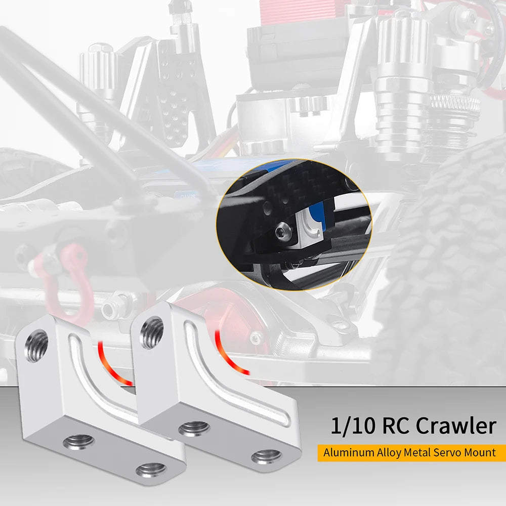 Support servo AXSPEED SCX10 en alliage d’aluminium – vue produit