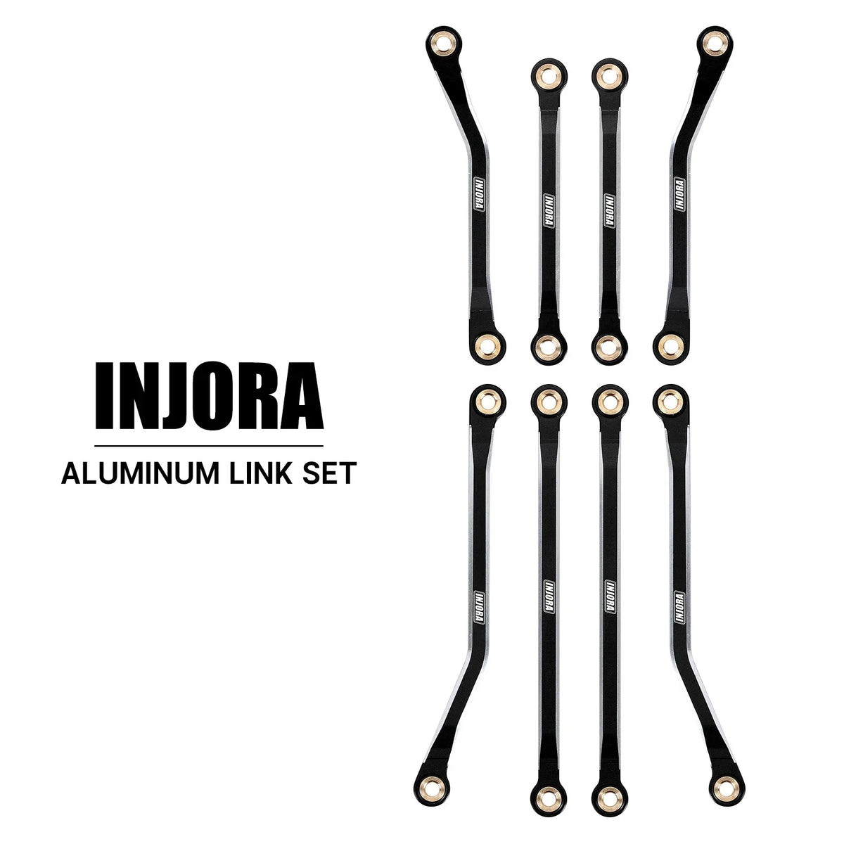 Liens high-clearance CNC INJORA aluminium TRX4M – vue 2