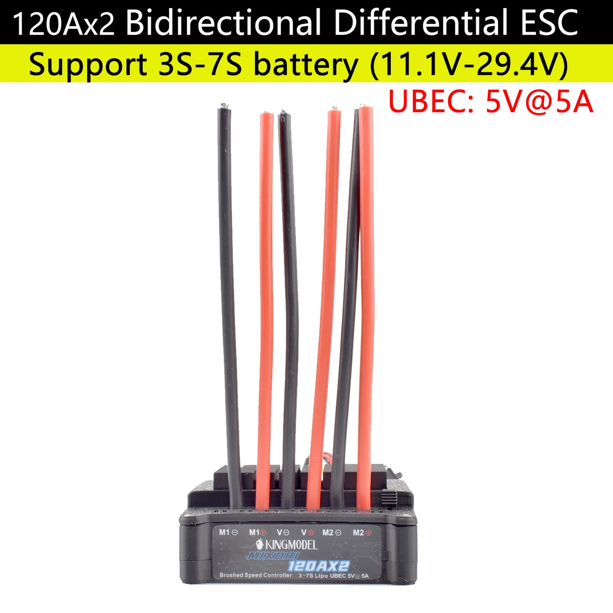 Contrôleur électronique de vitesse bidirectionnel RC – détail