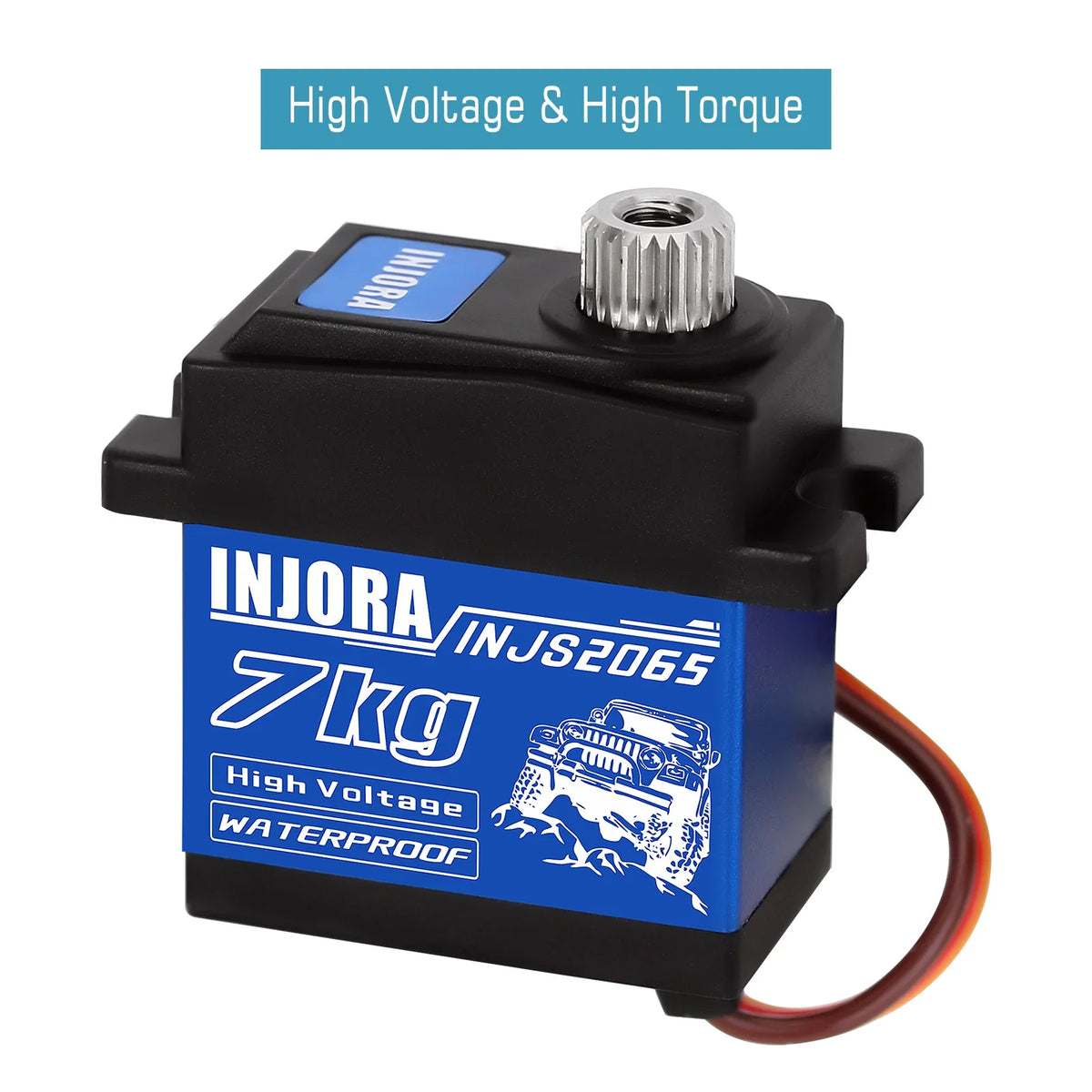 Servo digital INJORA INJS2065 7 kg étanche – vue 2