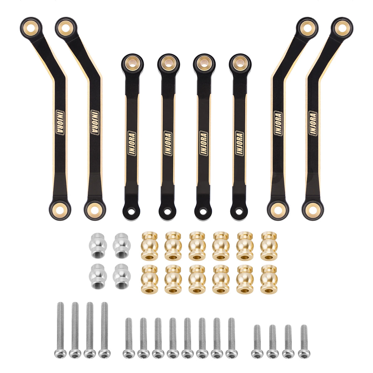 INJORA kit biellettes laiton noir FCX24 39 g – vue complémentaire