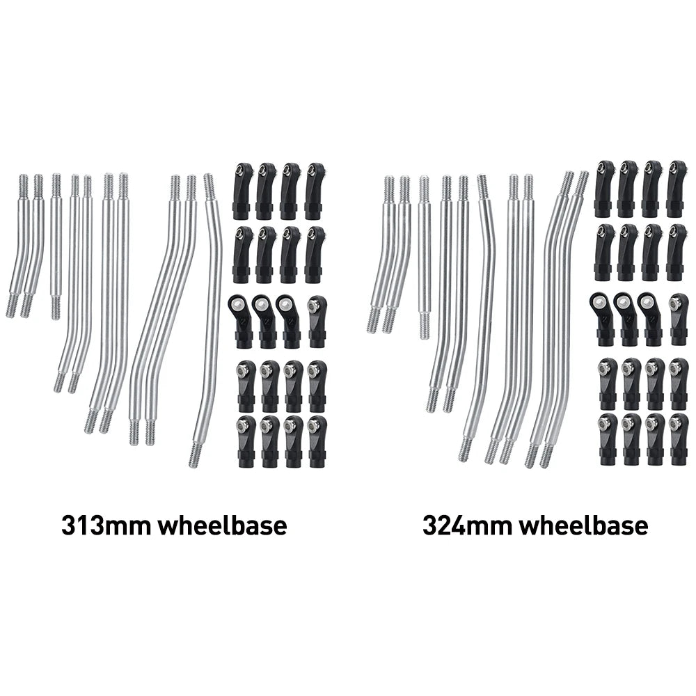 Liens châssis inox AXSPEED 313 / 324 / 336 mm pour TRX4 – vue 2