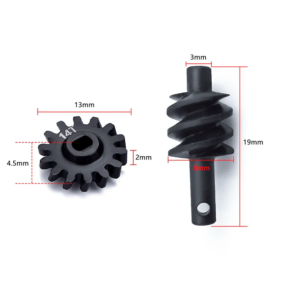 Pignons différentiel acier AXSPEED Overdrive pour Axial SCX24 – vue 12