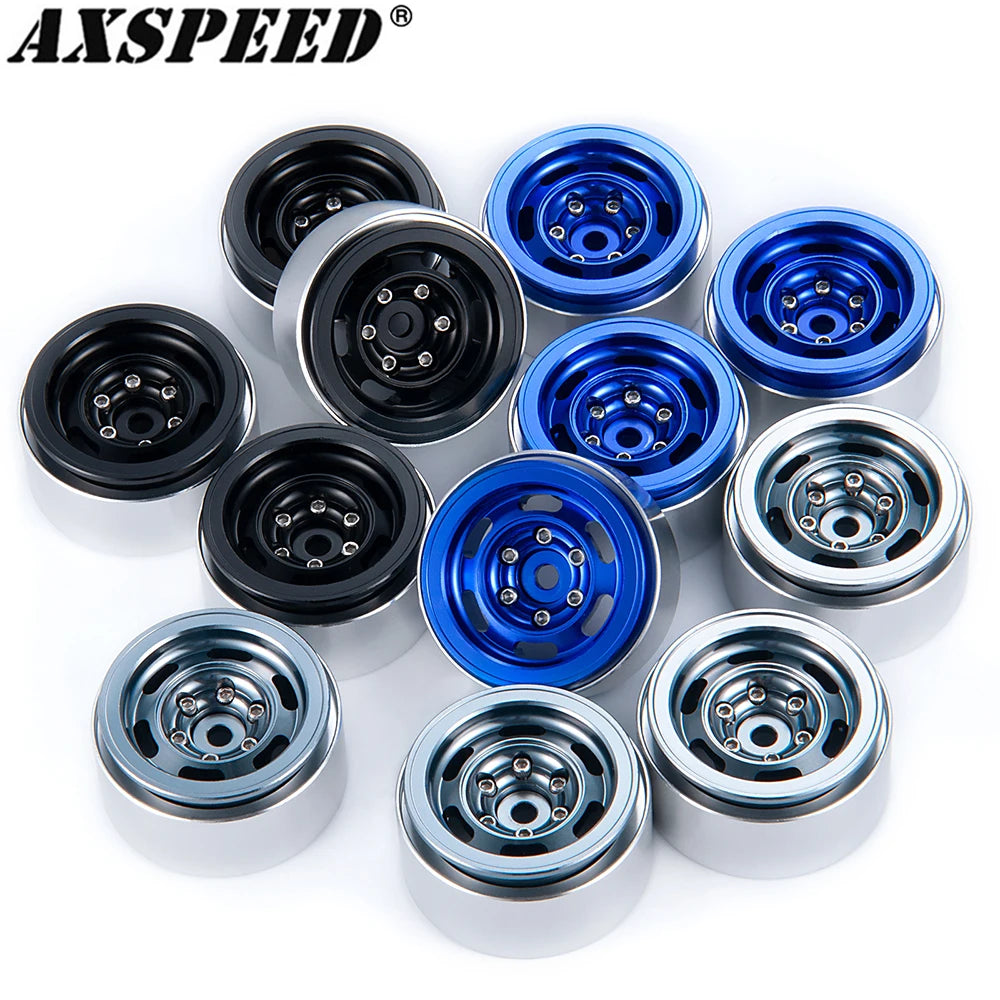 Jantes beadlock AXSPEED 1.0 pour TRX4M SCX24 AX24 FCX24
