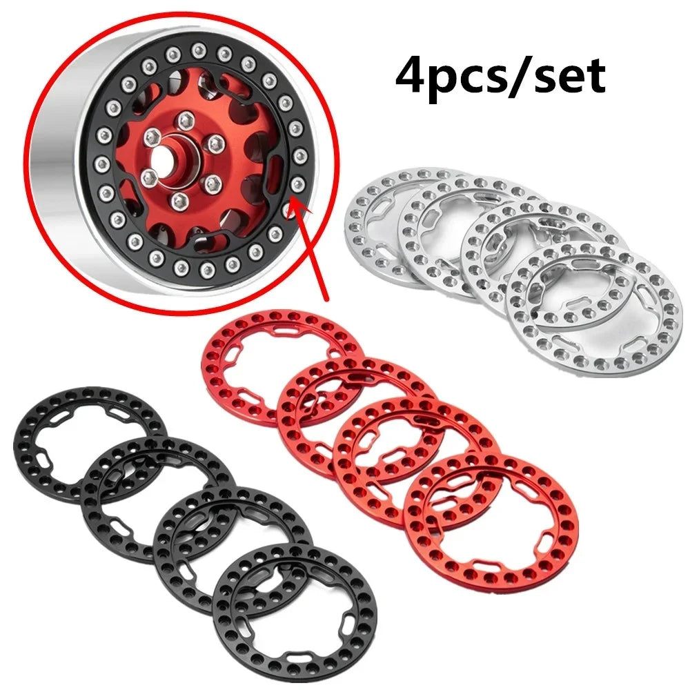 Anneaux beadlock aluminium AXSPEED 1.9 SCX10 TRX4 D90 – vue 3