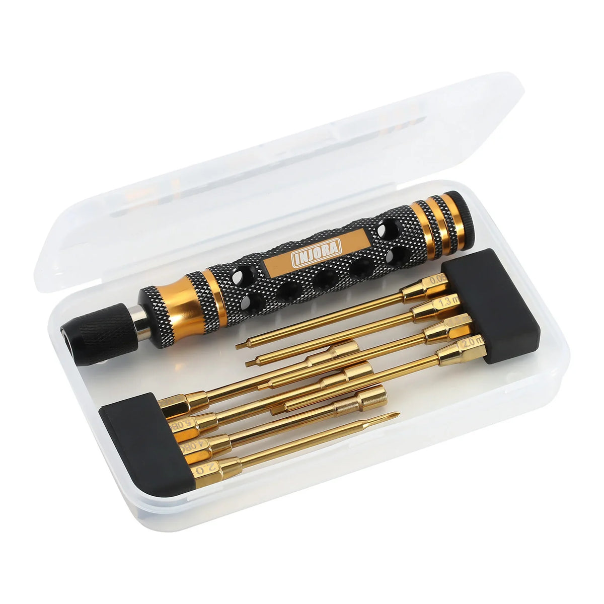 Kit outils à changement rapide INJORA SCX24 FCX24 TRX4M – vue complémentaire