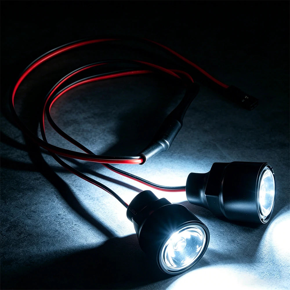 Projecteur LED AXSPEED 1 W / 3 W pour voiture RC 1/10 – vue 5