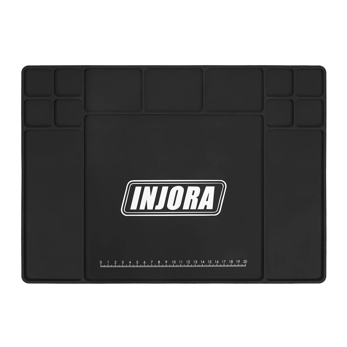 Tapis atelier INJORA silicone pour micro crawler RC – vue produit