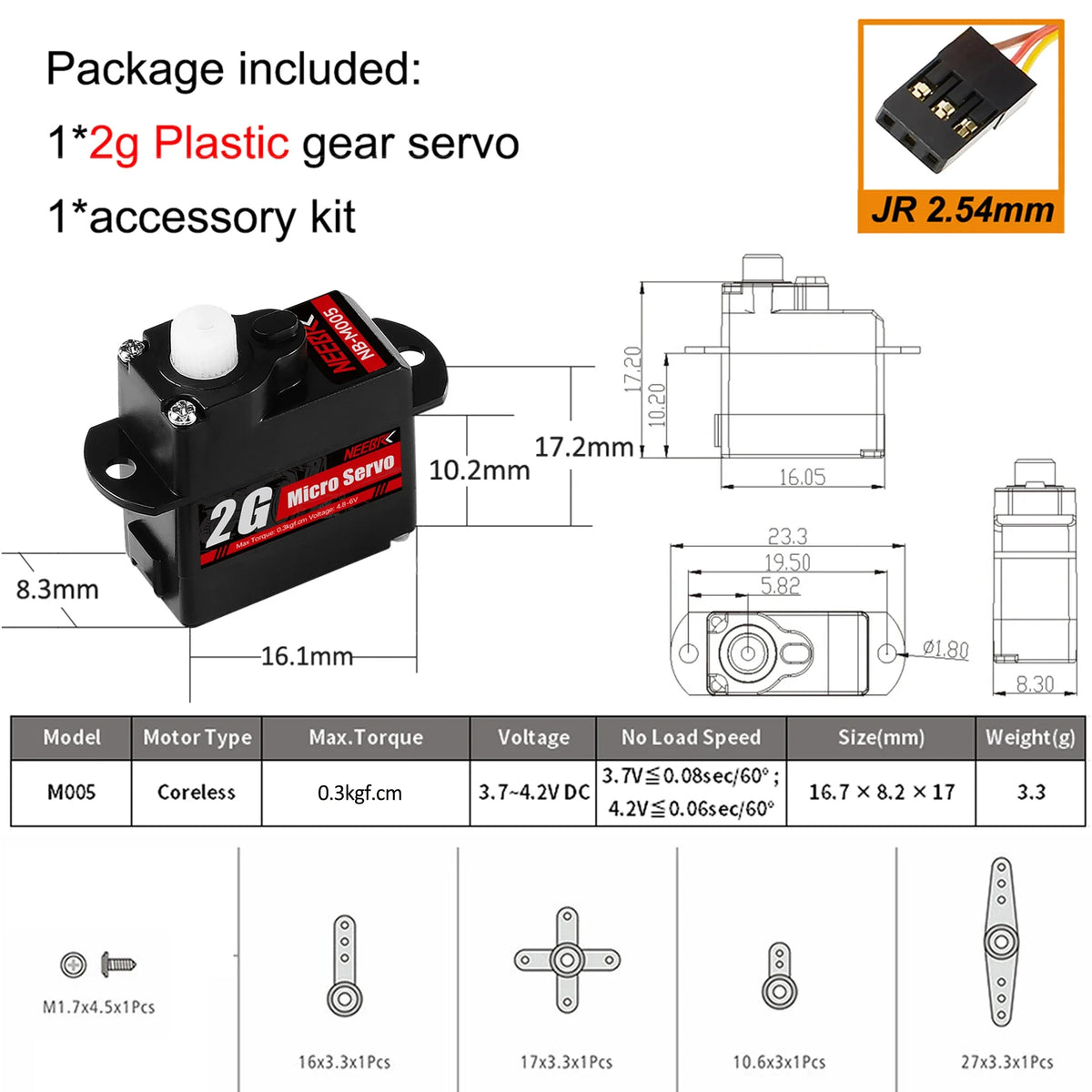 Gamme NEEBRC de servos compacts – vue complémentaire