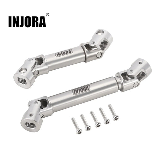 Cardans centraux inox INJORA V2 pour TRX4M Defender et Bronco 1/18