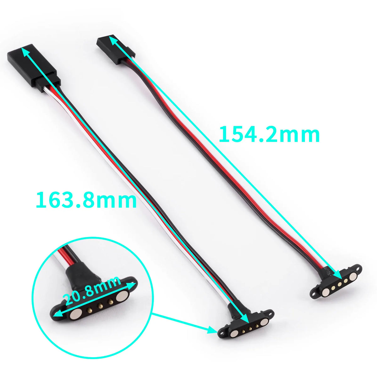Rallonge magnétique AXSPEED JR / ZH1.5 pour voiture RC – vue 12