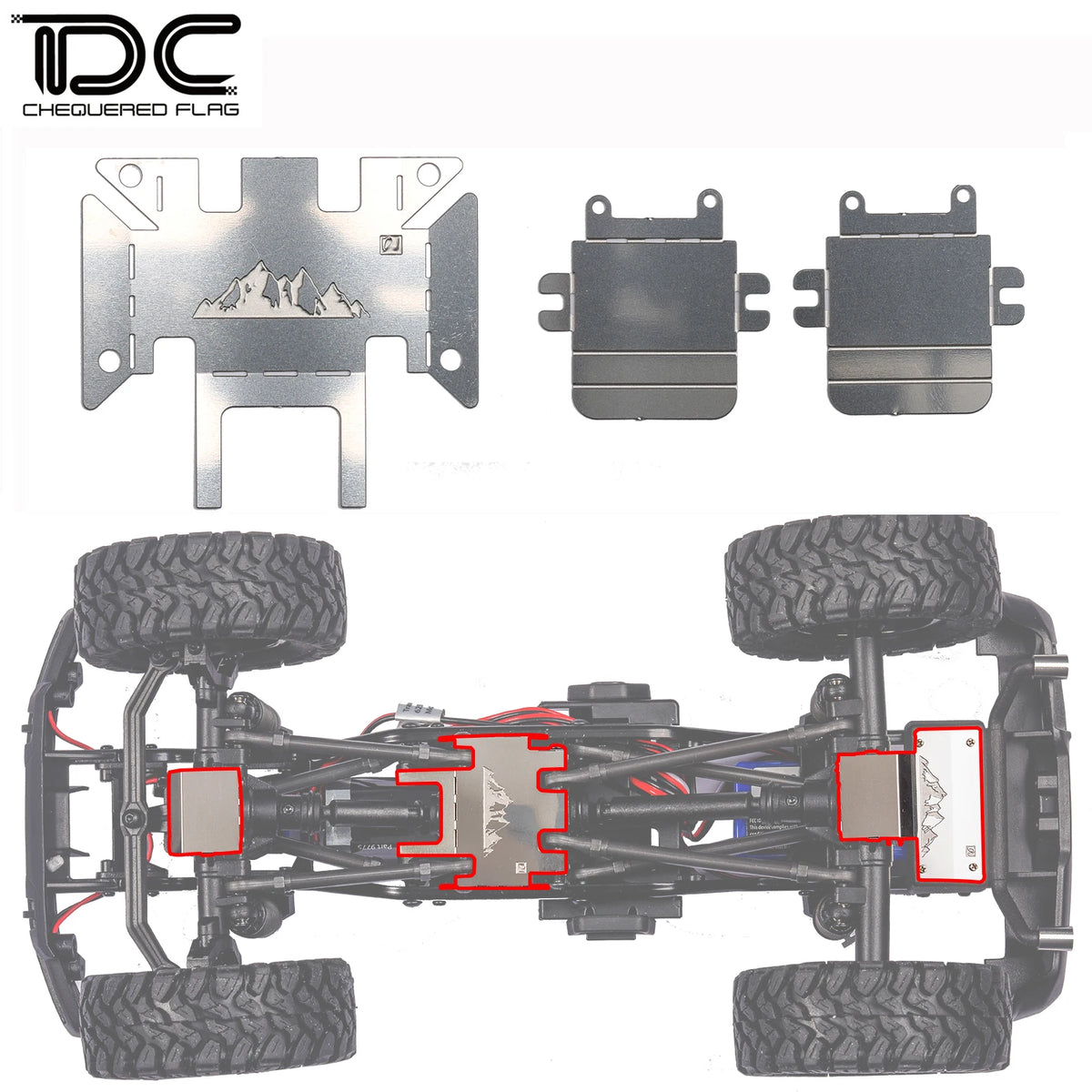 Kit protection décoration TRX4M Defender D90 D110 – vue 24