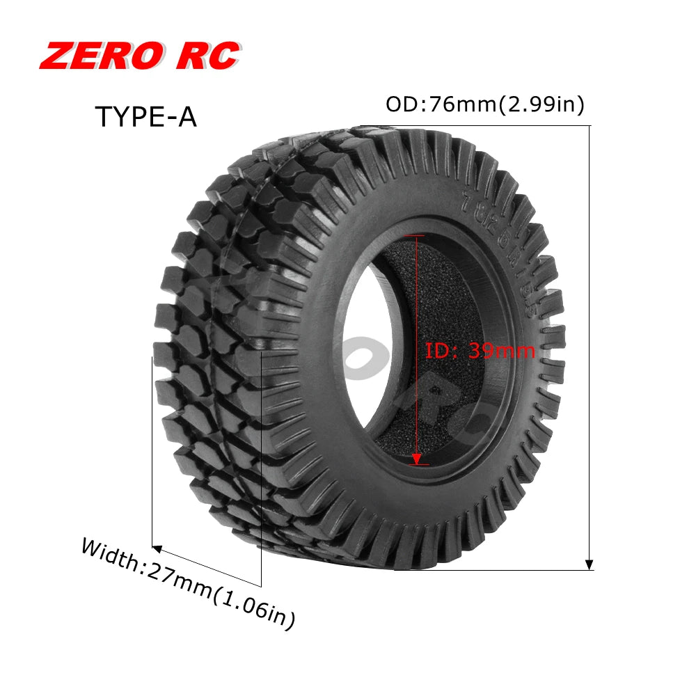 Pneus crawler 1.55 souples avec mousse – vue 3