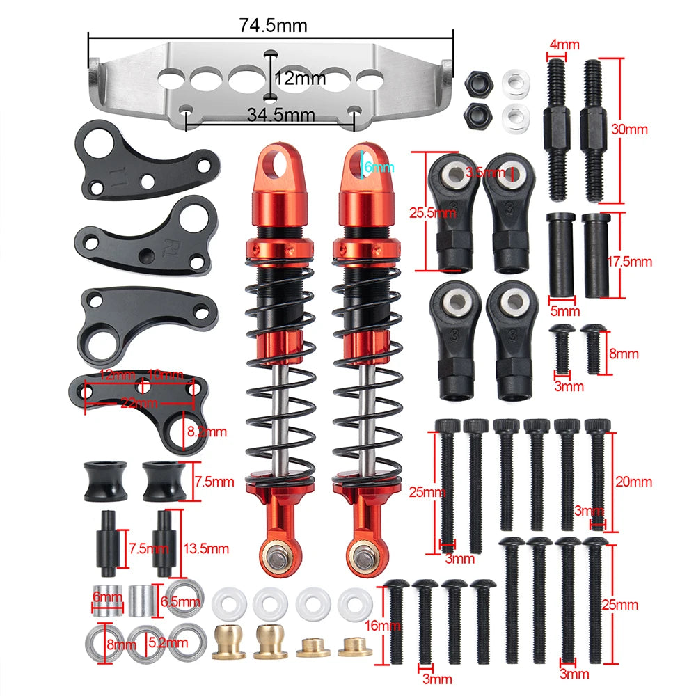 Kit suspension cantilever AXSPEED pour SCX10 / TRX4 – vue 8