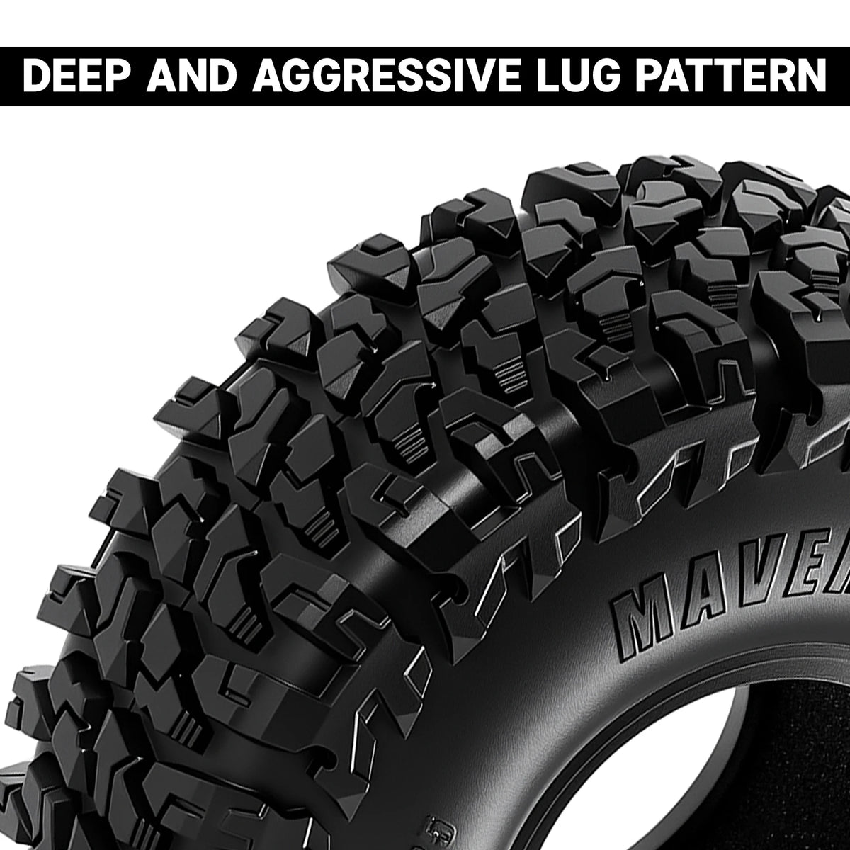 Pneus crawler INJORA T1925 1.9 120 x 42 mm – présentation