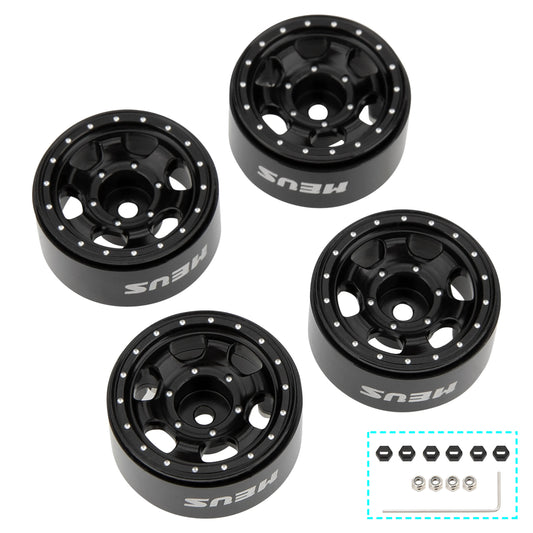 Jantes beadlock MEUS Racing aluminium 0.7 SCX30 Ascent-32